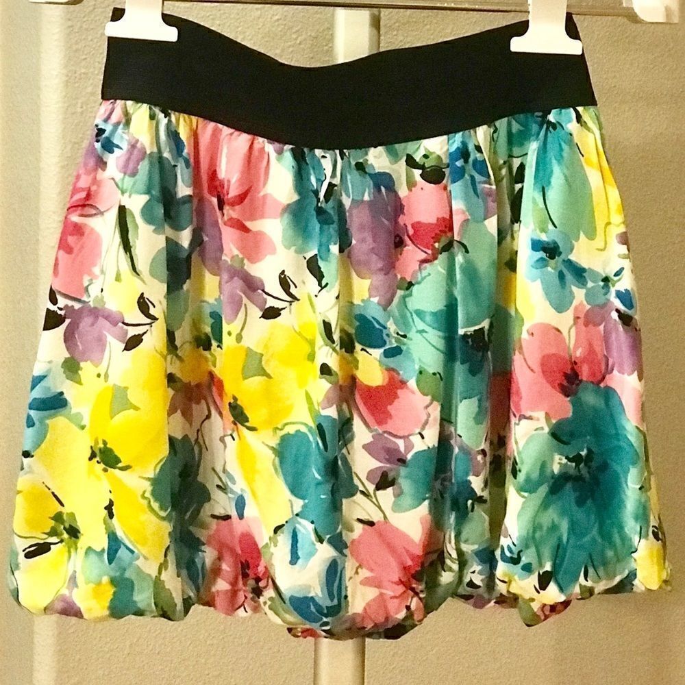 Floral Tulip Skirt  